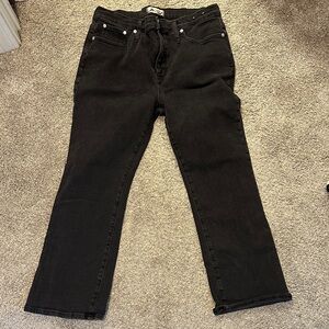 Madewell Black distressed Denim Jeans